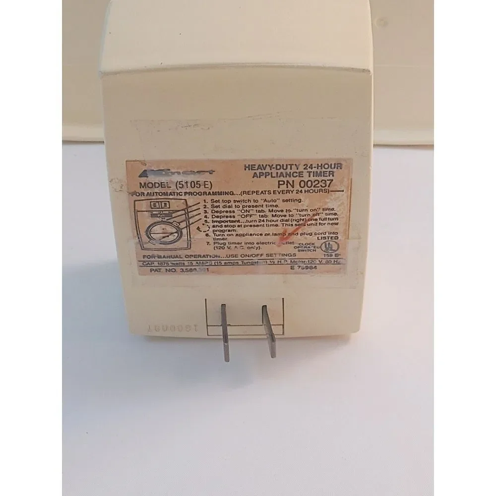 4 - Vintage Kmart Heavy Duty Appliance Timer 24-Hour Model 5105‎